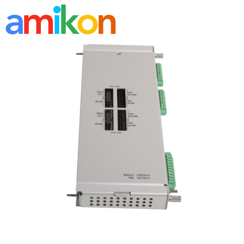 Bently Nevada 128229-01 প্রক্সিমিটার সিসমিক I/O মডিউল এবং সমন্বিত I/O এর জন্য 1টি সম্পূর্ণ-উচ্চতা পিছনের স্লট