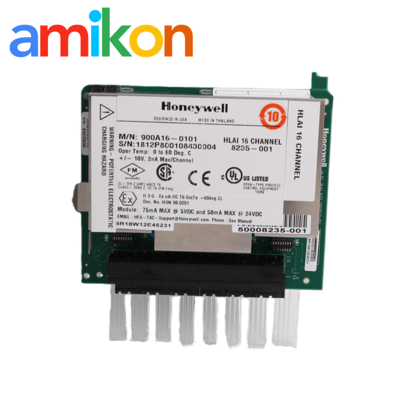 Honeywell 900A16-0101 16 Channel High-Level Analog Input Module for Voltage or Current Signals