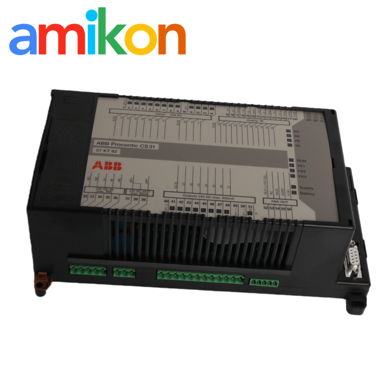 ABB 07KT92 GJR5250500R0902 Central Processing Unit with 16-bit Microprocessor 12 Digital Inputs