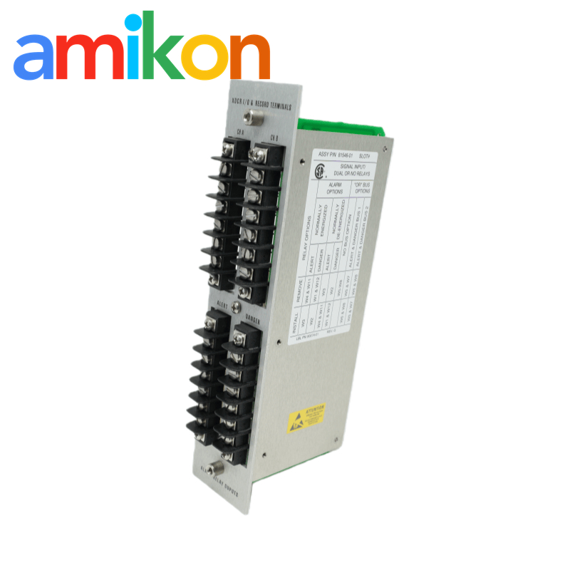 Bently Nevada 81546-01 API 670-compliant Alarm Relay Module for Monitoring Compatible