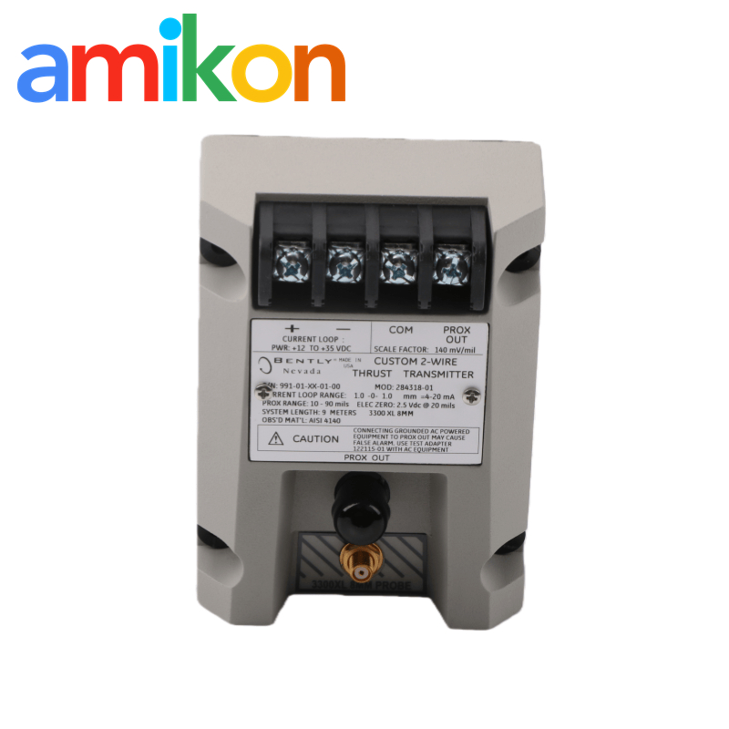 Bently Nevada 991-01-XX-01-05 MOD:284318-01 Thrust Transmitter with 4-20mA Output