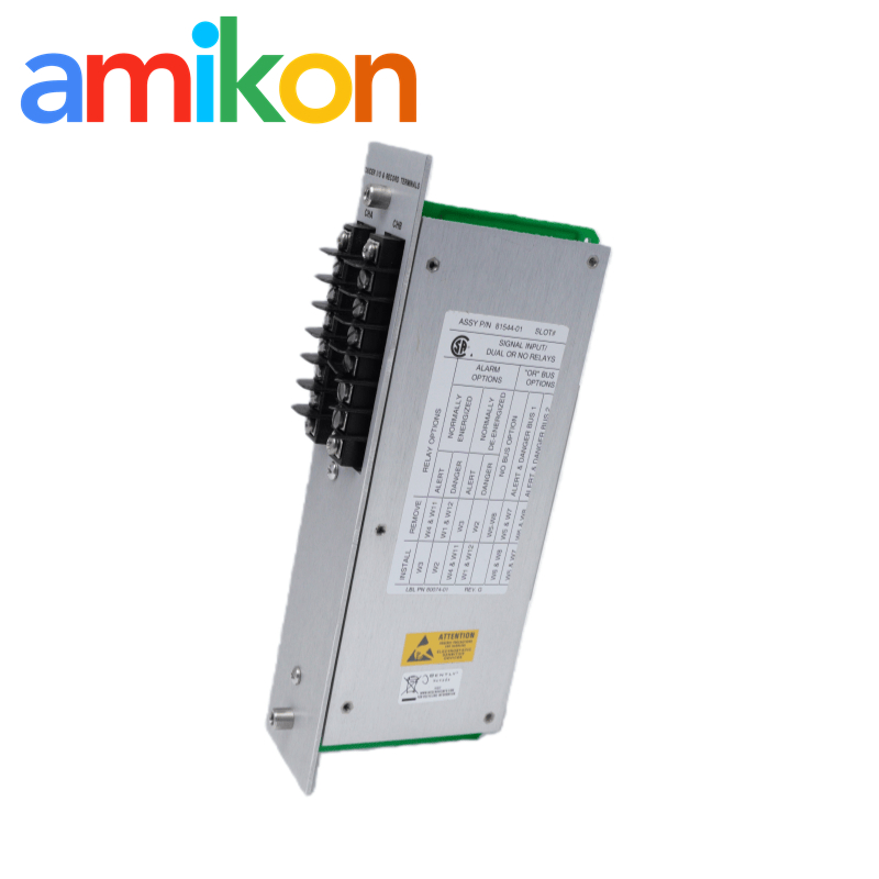 Bently Nevada 81544-01 3300 Series Signal Input Alarm Output Transducer Module for Position Monitoring