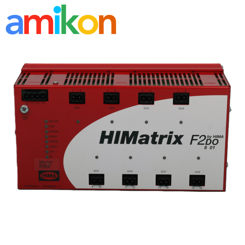 Safety Remote Hima Himatrix F2 Do8 01 Digital Output Module 0.6A Current Input