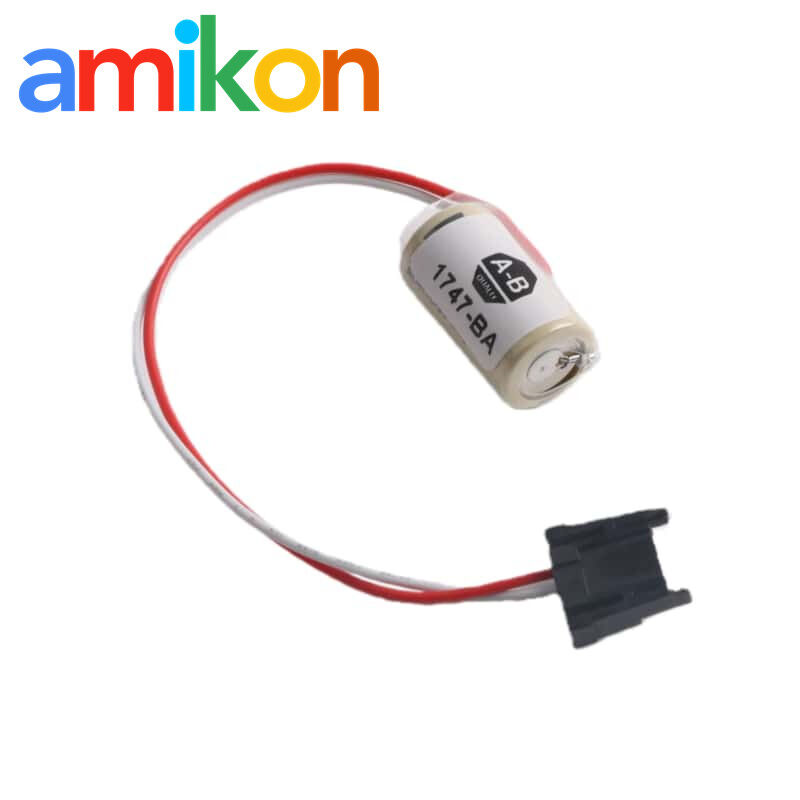 Allen Bradley 1747-BA SLC Lithium Battery with 3 Volts 850 mAh Capacity and 375 mA Backplane Current
