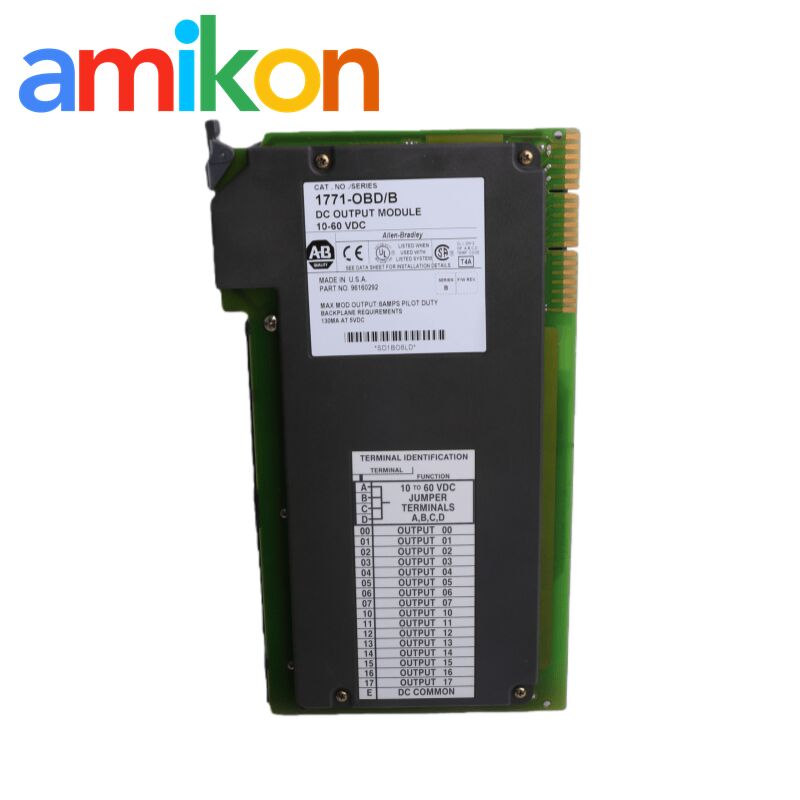 Allen Bradley 1771-OBD 16 Point Digital Output Module with 2 Amp and 10-60VDC Operating Range