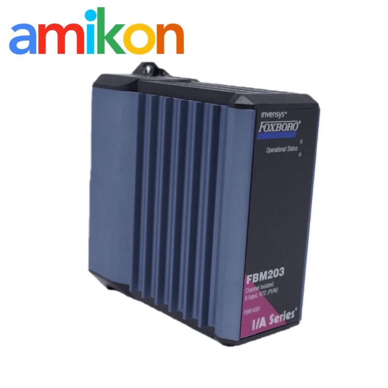 Módulo Foxboro FBM203 P0914SV com 8 canais RTD de entrada isolados galvanicamente para conversão Sigma-Delta de alta precisão