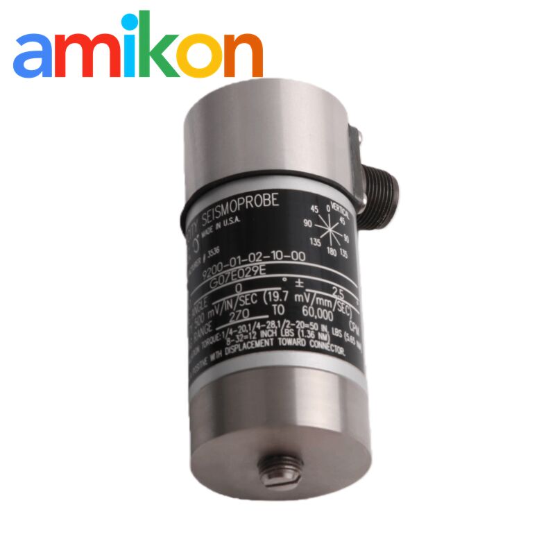 Bently Nevada 9200-01-02-10-00 Vibration Sensor with Two-Wire Moving-Coil Design