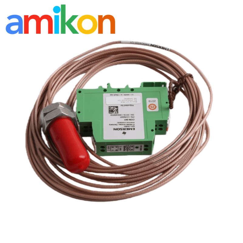 Emerson PR6424/000-121 CON041 Eddy Current Sensor for Radial and Axial Shaft Movement Measurement