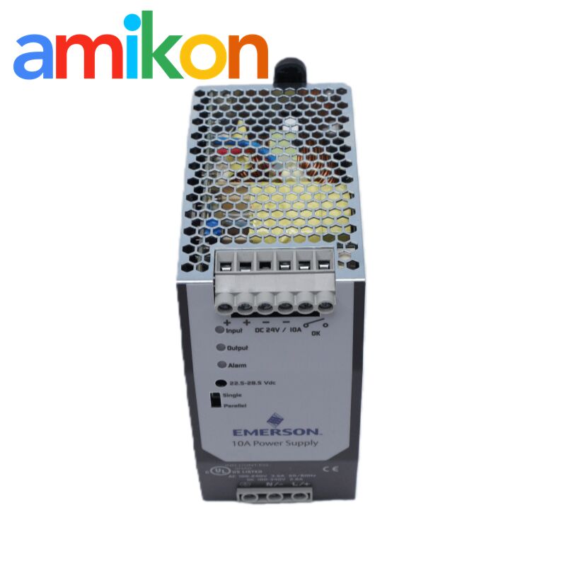 Emerson 1X01046H01L 480W Power Supply Module with 24V DC Output and 20A Continuous Current