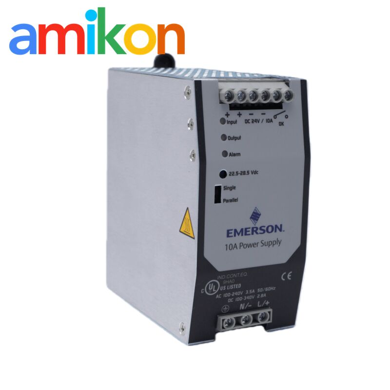 Emerson 1X01046H01L 480W Power Supply Module with 24V DC Output and 20A Continuous Current