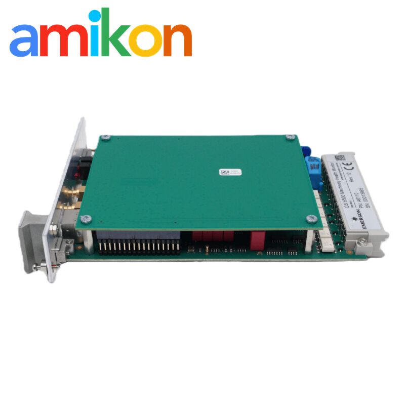 Emerson A6110 API 670 Compliant Hot-Swappable Two-Channel Shaft Relative Vibration Monitor