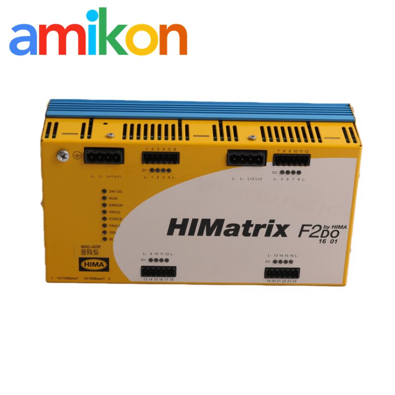 HIMATRIX F2DO1602  F2 DO 16/02 Hima Safety-Related Remote I/O Module with 16 Relay Outputs