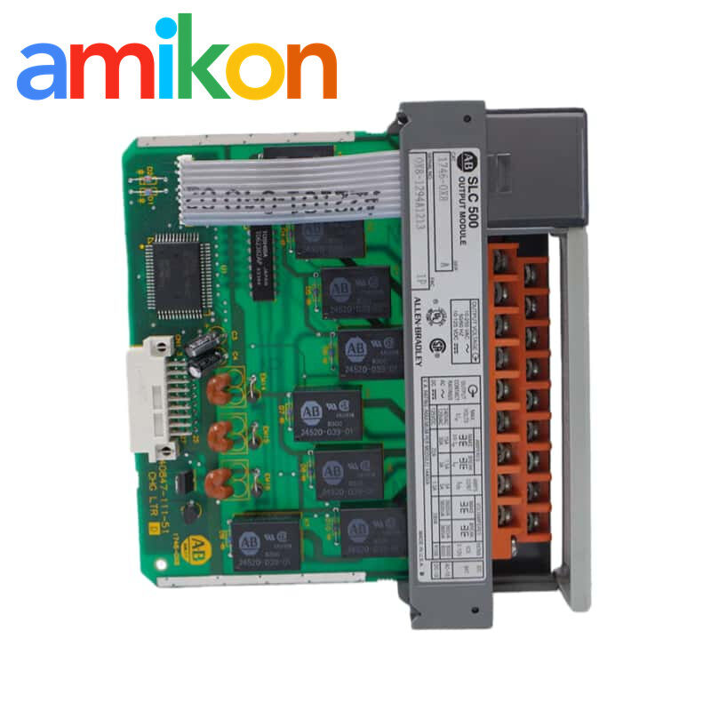 Allen Bradley 1746-OX8 Relay Output Module with 8 Outputs 30 A Relay Contact and 1500 V Isolation