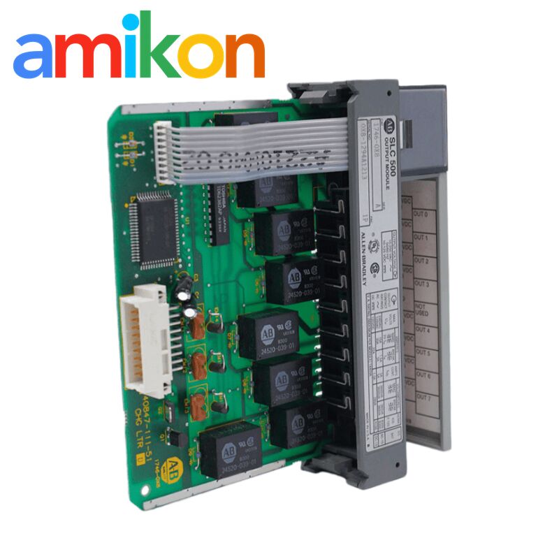 Allen Bradley 1746-OX8 Relay Output Module with 8 Outputs 30 A Relay Contact and 1500 V Isolation