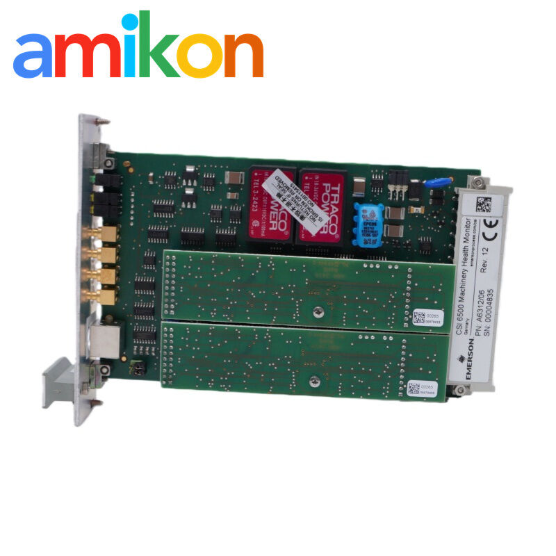 Emerson A6312/06 Speed Key Module with Redundant Mode API 670 Compliant Compact 3U Design