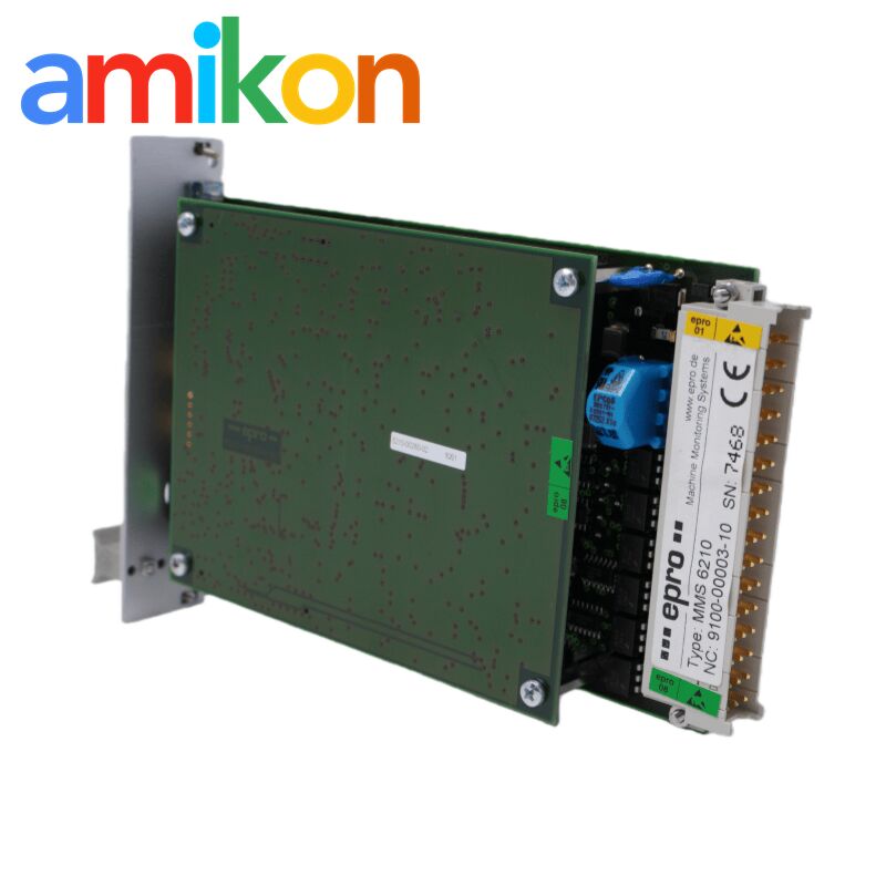 Emerson MMS6210 Dual Channel Shaft Displacement Monitor with 0 to 15 kHz Frequency Response