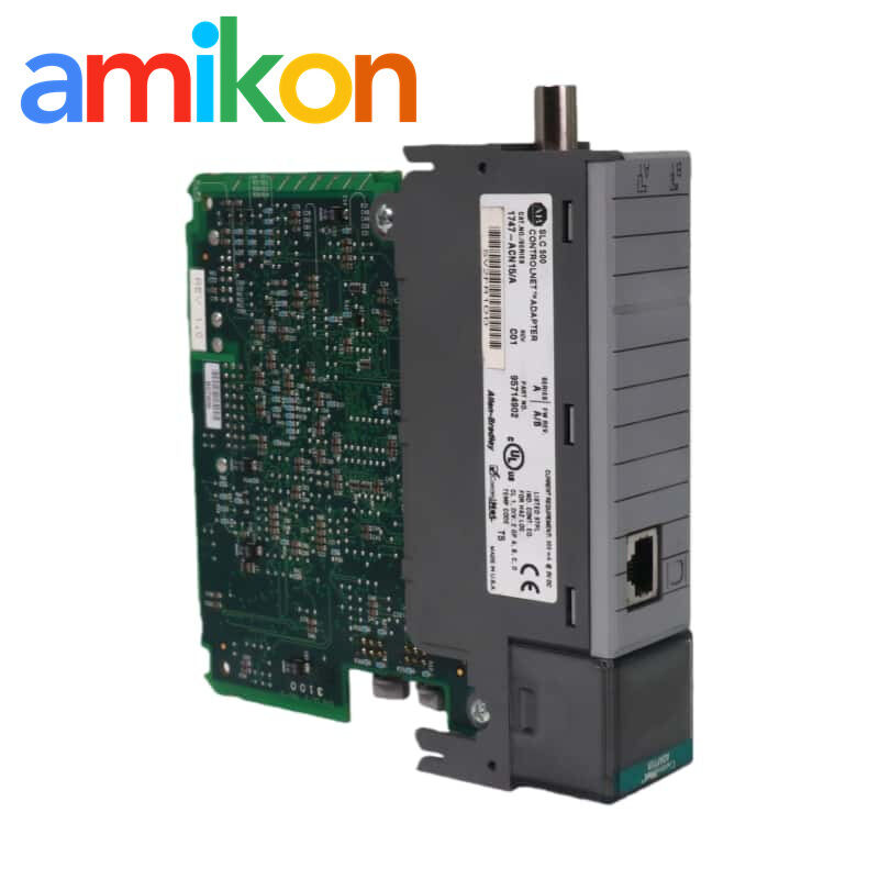 Allen Bradley 1747-ACN15 ControlNet I/O Adapter Module with High-Speed Data Transfer