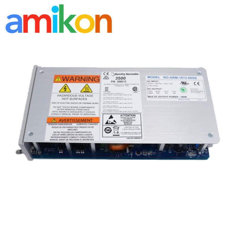 Power unit Bently Nevada 3500/15 as part of the power module 106M1079-01,switching module 106M1081-01