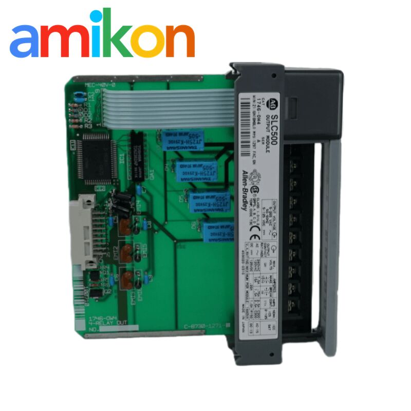 Allen Bradley 1746-OW4 Relay Output Module with 4 Outputs 5-265V AC/DC and N.O. Relay Contact
