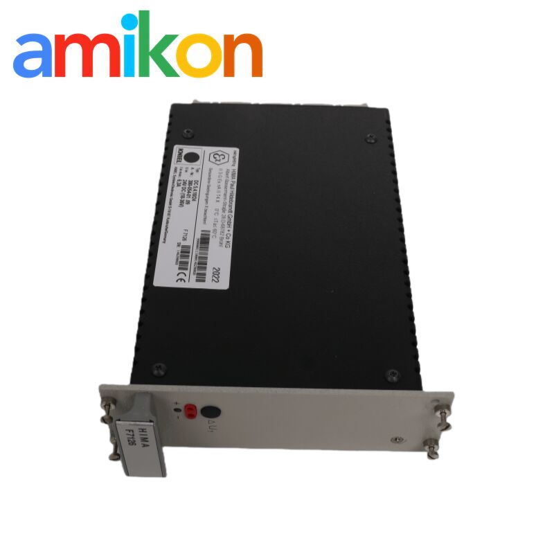 Hima F7126 Güç Kaynağı Modülü, 10 A Çıkış Akımı, 5 V DC Ayarlanabilir Çıkış ve Aşırı Gerilim Koruması
