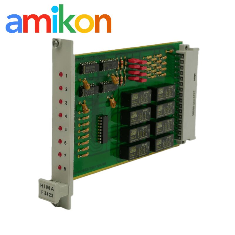 HIMA F3423 Relay Amplifier with 16 Channels and 24V DC Operating Voltage