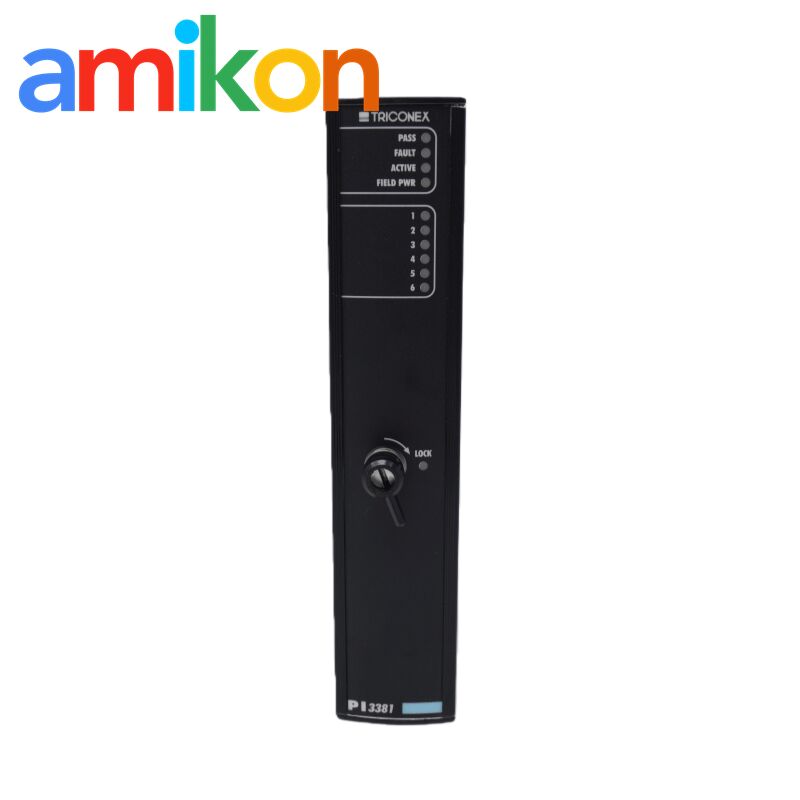 Triconex PI3381 Pulse Input Module with ±0.01% Frequency Measurement, 1500V AC/DC Isolation