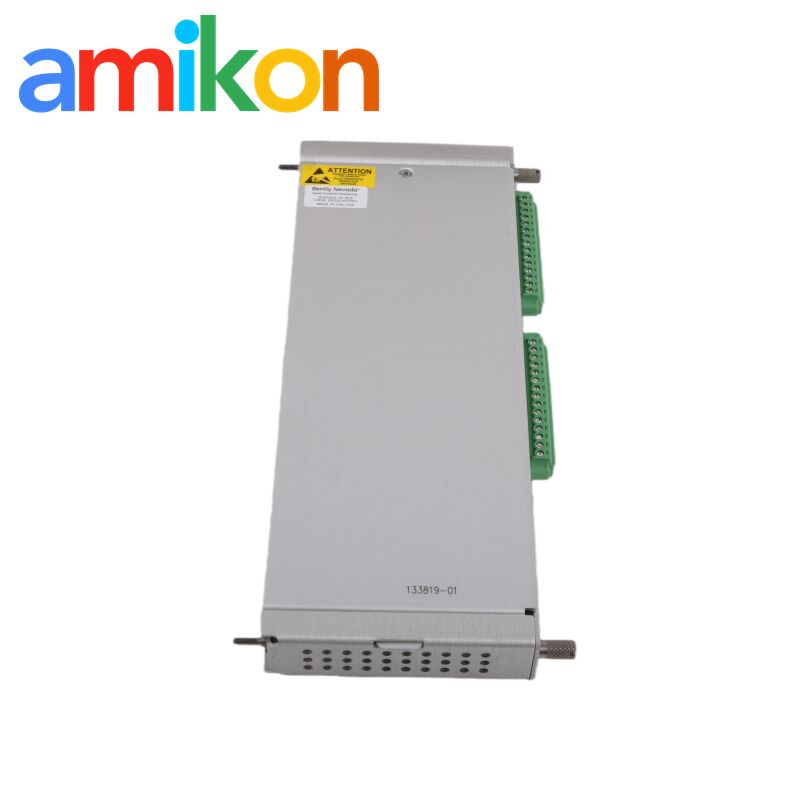 Bently Nevada 133819-01 RTD/TC Temp I/O Module with 24 V DC Power Supply and 4-20 mA Analog Outputs