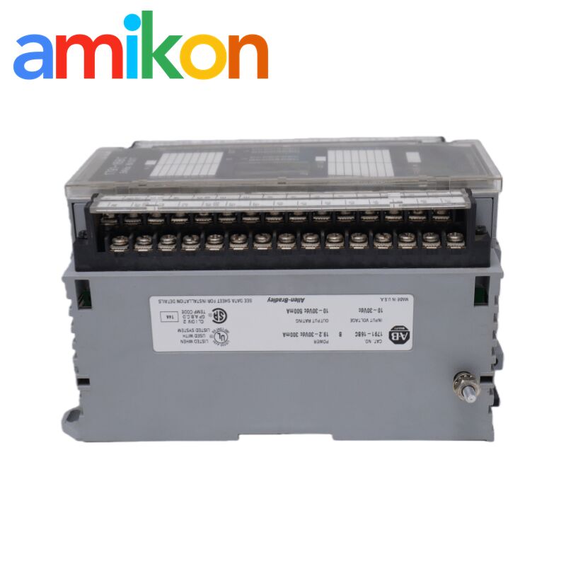 Allen Bradley 1791-16BC Block I/O Module with 16 Inputs 24V DC and Vertical/Horizontal Mounting