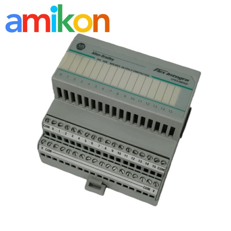 Allen Bradley 1793-OB16P Digital Output Module with 16 Channels 500mA per Point DIN Rail Mounting
