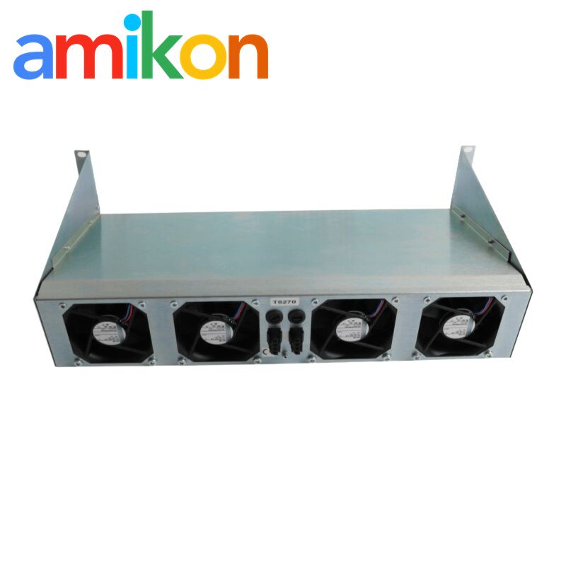 ICS Triplex T8270 Rack Grill Fan with 69 m3/h Air Flow, 24 Vdc Operation, and Low Noise 32 dB