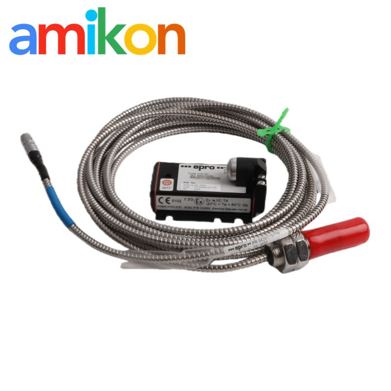 Emerson PR6424/010-010 CON021 16mm Eddy Current Sensor for Shaft Vibration Measurement