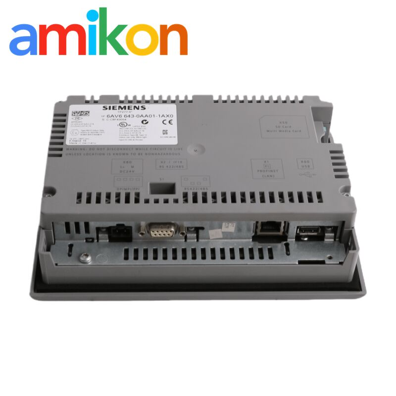 Siemens 6AV6643-0AA01-1AX0 Touch Panel with 5.7-inch TFT Display 256 Colors