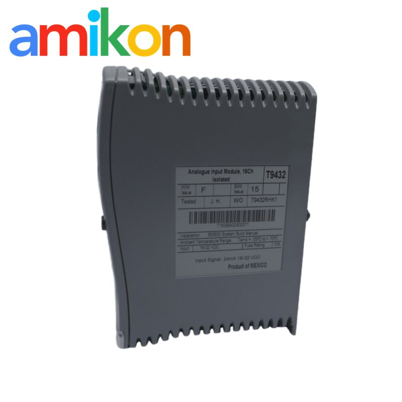 ICS Triplex T9432 Analog Input Module with 16 Input Channels HART Integration and Isolation