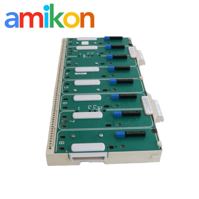 GE 8709-CA-08 Module Carrier with 8-module capacity DIN-rail mounting and extended addressing