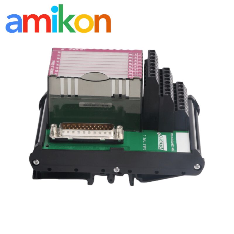 Foxboro FBM201 P0916AA Field Terminal Assembly with DIN Rail Mounting and Polyamide Construction