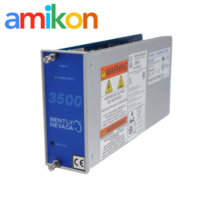 Bently Nevada 3500/15 106M1079-01 Universal AC Power Supply Module with EMI Filtering