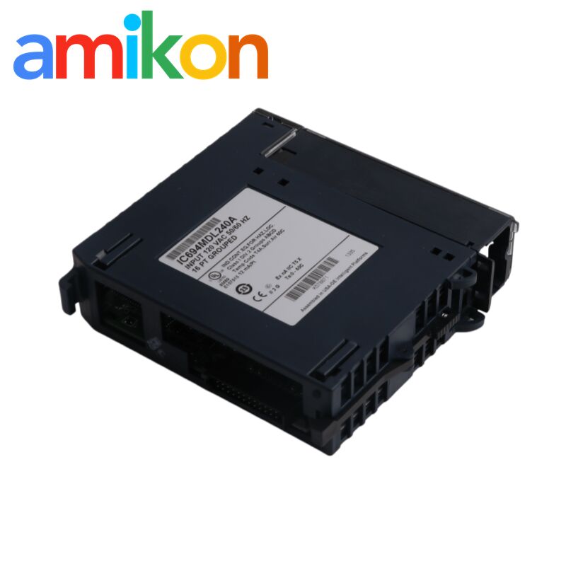 GE IC694MDL240 Discrete Input Module with 16 Discrete Points 120V AC Input for PACSystems RX3i