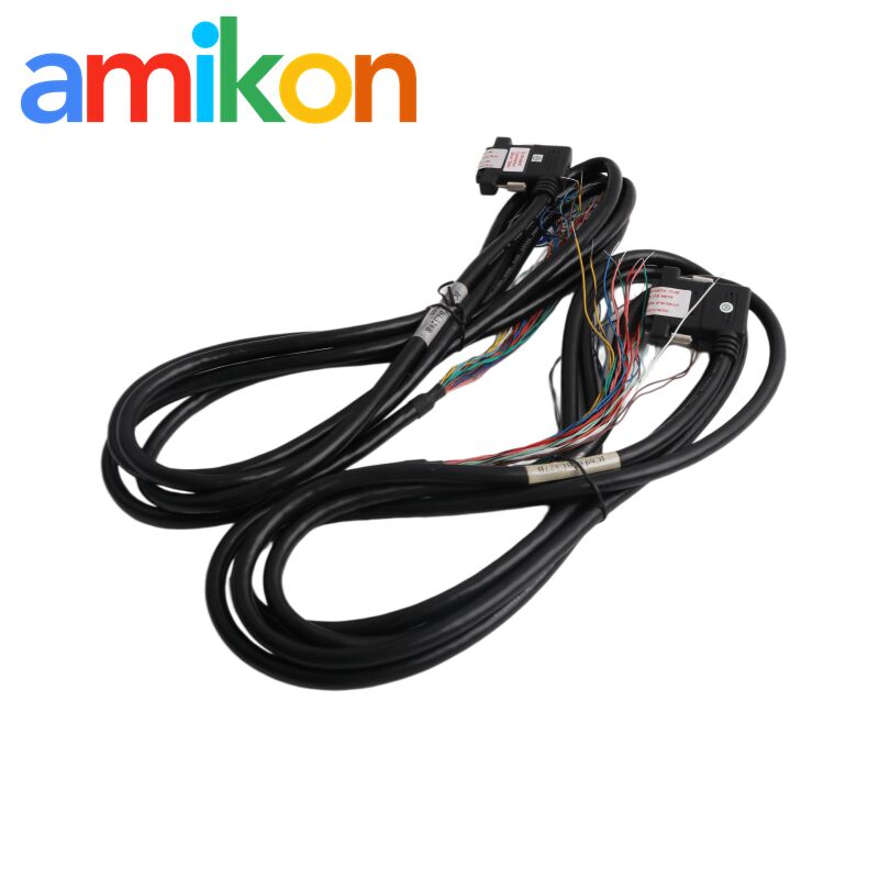 GE IC693CBK001 10 Feet High Density I/O Cable Kit with 1.2 Amps Rating and 24-Pin Connectors