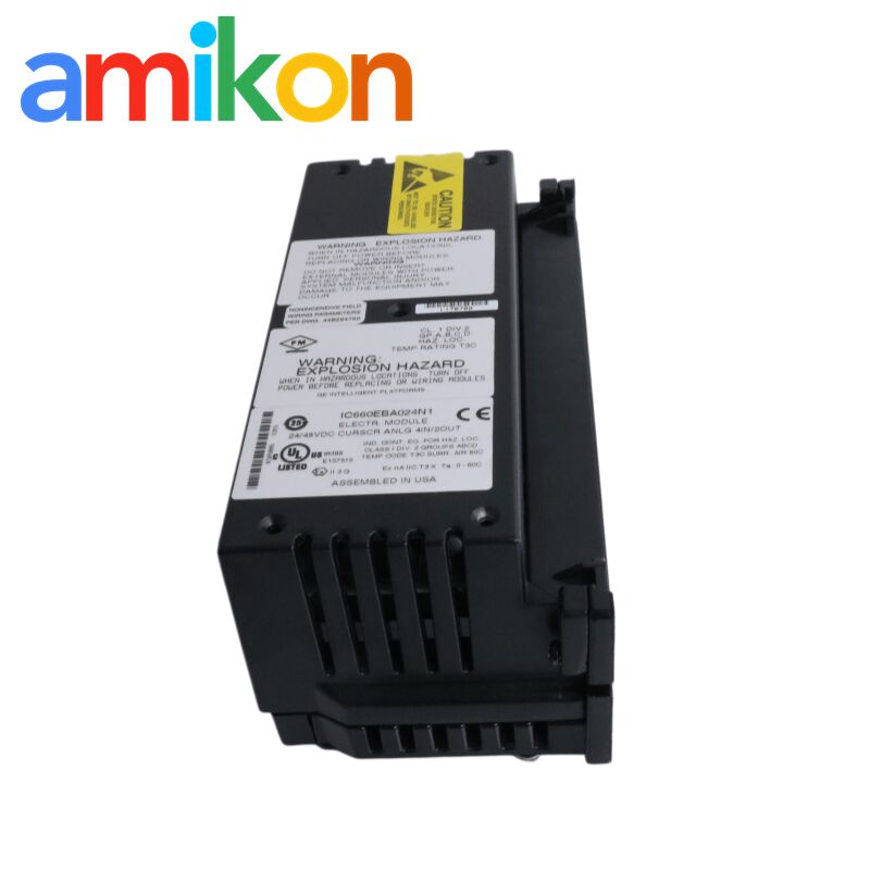 GE IC660BBA024 24-48 VDC Rated Current Source I/O Block with 4-20 mA Inputs