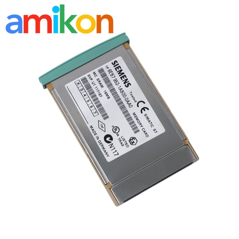 Siemens 6ES7952-1AS00-0AA0 16 MB High-Speed SRAM Memory Card for S7-400 Load Memory Expansion