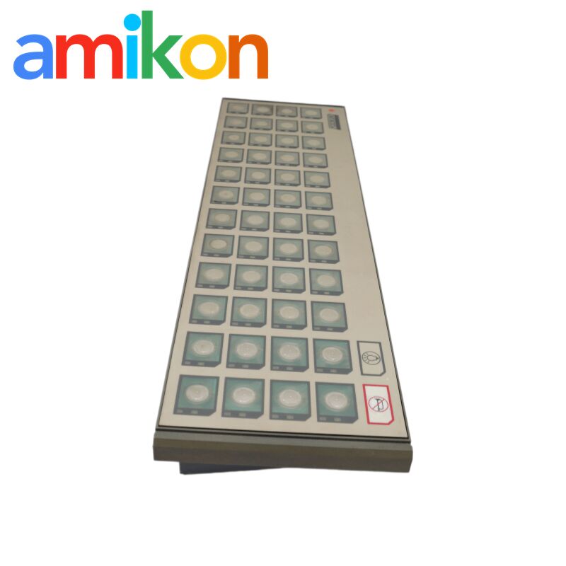 Foxboro P0903CV Annunciator Keyboard with 48 LED/switch pairs Horn silence switch