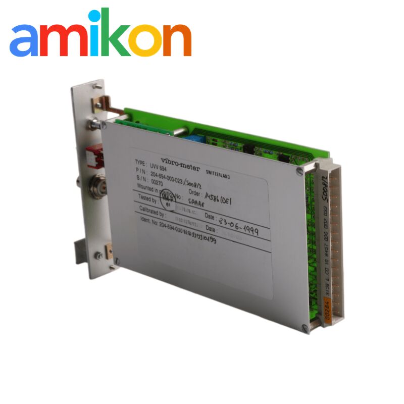 VIBRO METER UVV694 204-694-000-023S Vibration Processor Module for VM600 Rack