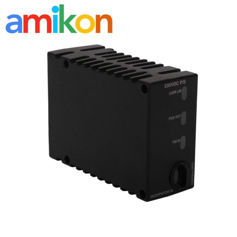 GE IS220PSFDH1A Flame Detector Power Supply with 24 VDC Input Voltage and 1500 VAC Isolation