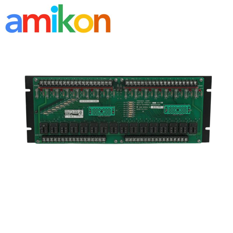 Triconex 7400121-380 External Terminator with 0.15 Ω ±5 % Resistance Snap-fit on Tricon FTP Rail