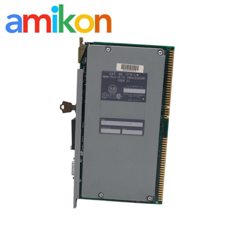 Allen Bradley 1772-LW MINI Processor Module with 7.75 Word SRAM and 15-Pin Interface Port