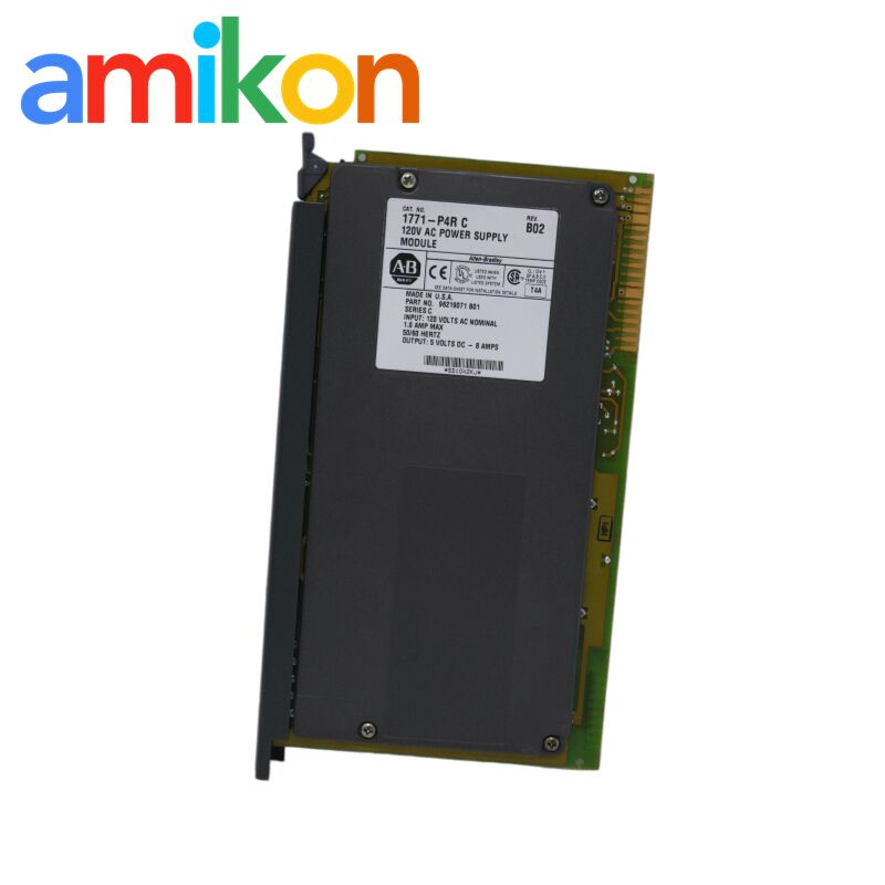 Allen Bradley 1771-P4R Power Supply with 120V AC Input 5V DC Output and 16 Watts Power Dissipation