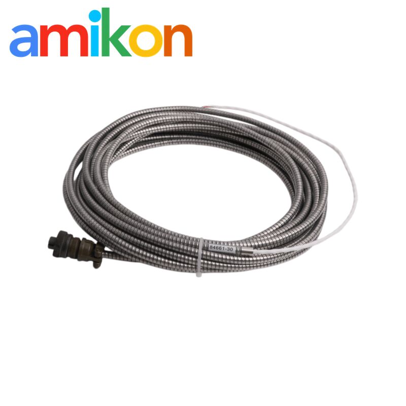 Bently Nevada 84661-30 Interconnect Cable with 300 V AC Rating, >1000 MΩ·km Insulation Resistance
