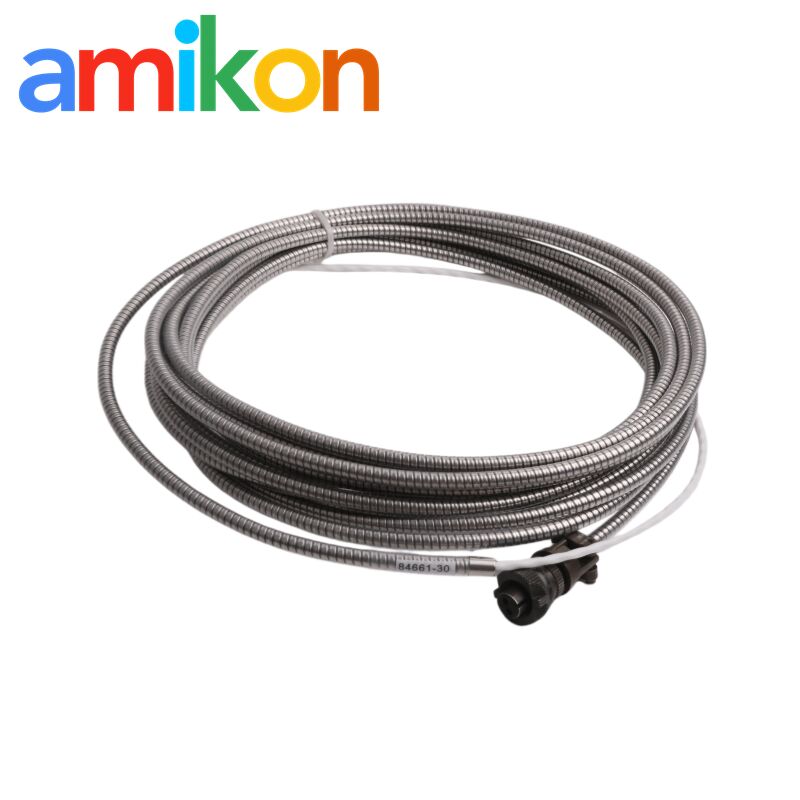 Bently Nevada 84661-30 Interconnect Cable with 300 V AC Rating, >1000 MΩ·km Insulation Resistance