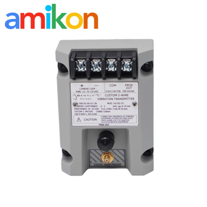 Bently Nevada 990-05-XX-01-CN Vibration Transmitter with 2-wire loop-powered 4-20mA output