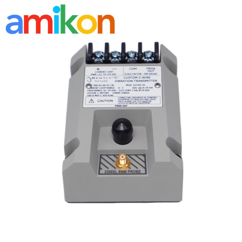 Bently Nevada 990-05-XX-01-CN Vibration Transmitter with 2-wire loop-powered 4-20mA output